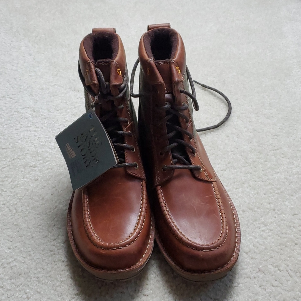 NEW CLARKS SAWTEL MENS LEATHER BOOTS SIZE 11